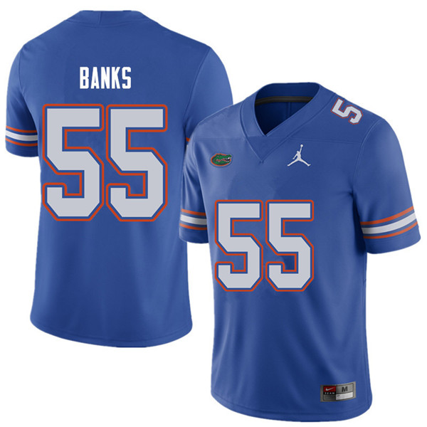 Jordan Brand Men #55 Noah Banks Florida Gators College Football Jerseys Sale-Royal